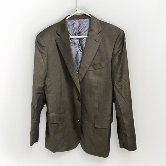 Suitsupply Blazer Mens 44 Pure Gray Wool Super 110s VBC Perennial
